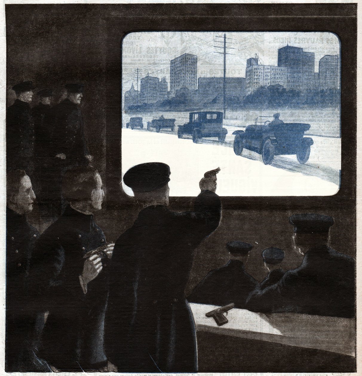 Schießtraining der Polizei von Ferdinand Georg Waldmuller