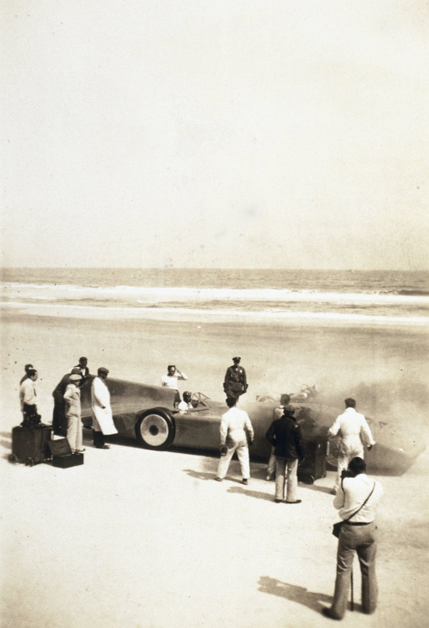 Sir Malcolm Campbell, englischer Sportler und Rennfahrer von Ferdinand Georg Waldmuller
