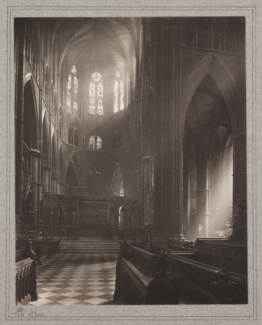 Die Apsis, Westminster Abbey von John Pardon