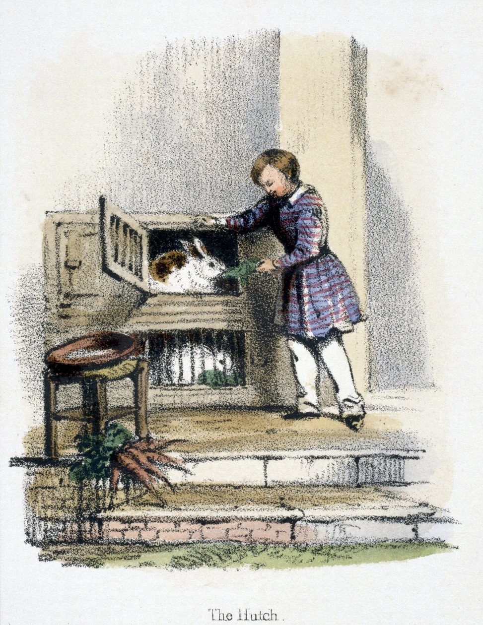 Der Stall, um 1845 von Frederick (attr. to) Barnard