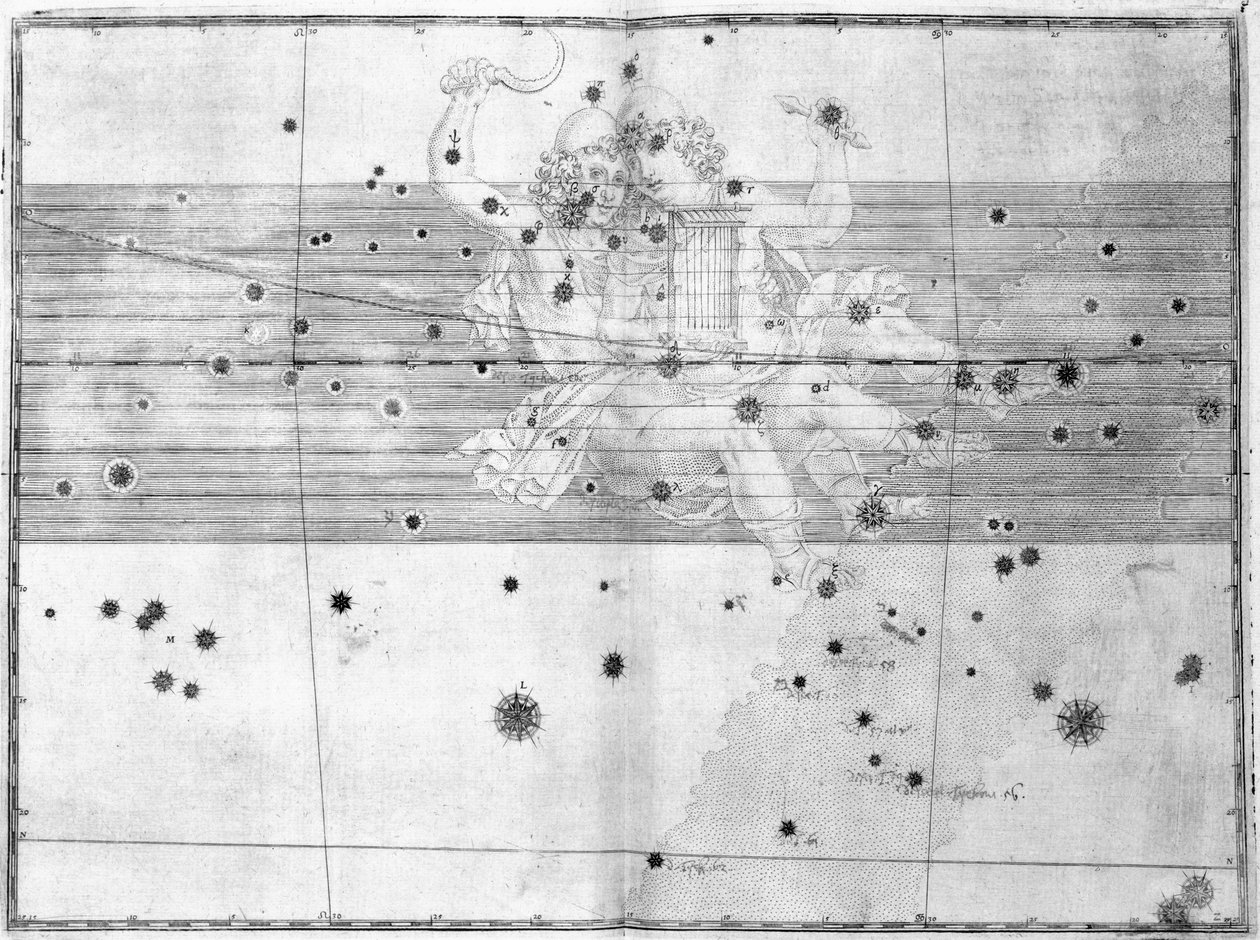 Das Sternbild Zwillinge von Frederick (attr. to) Barnard