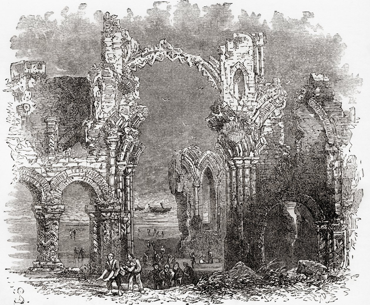Das Kloster von Lindisfarne von . .