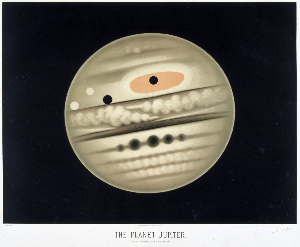 Der Planet Jupiter von Frederick (attr. to) Barnard