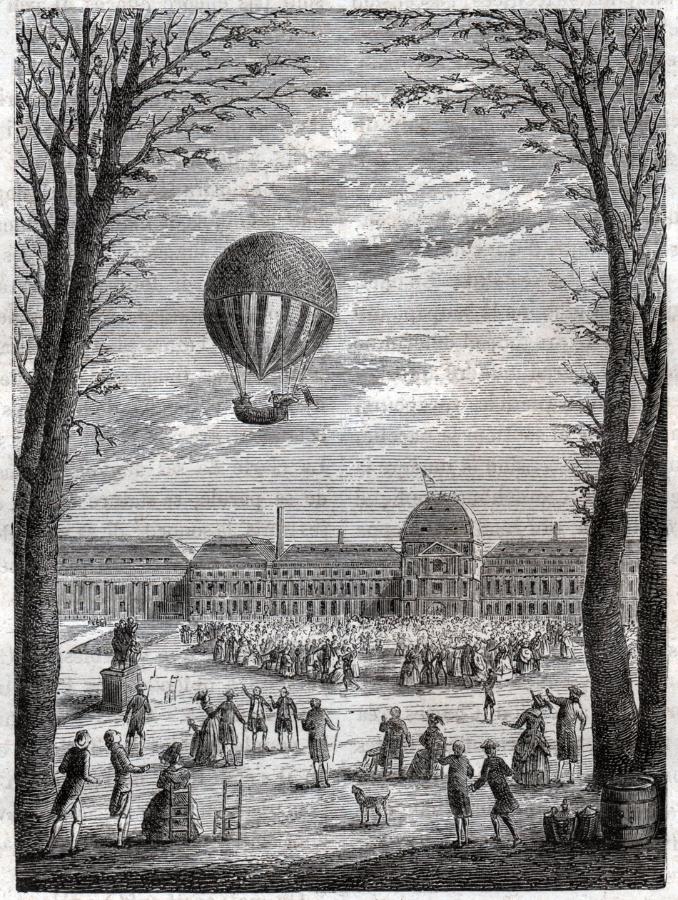 Ballonflug von Frederick (attr. to) Barnard