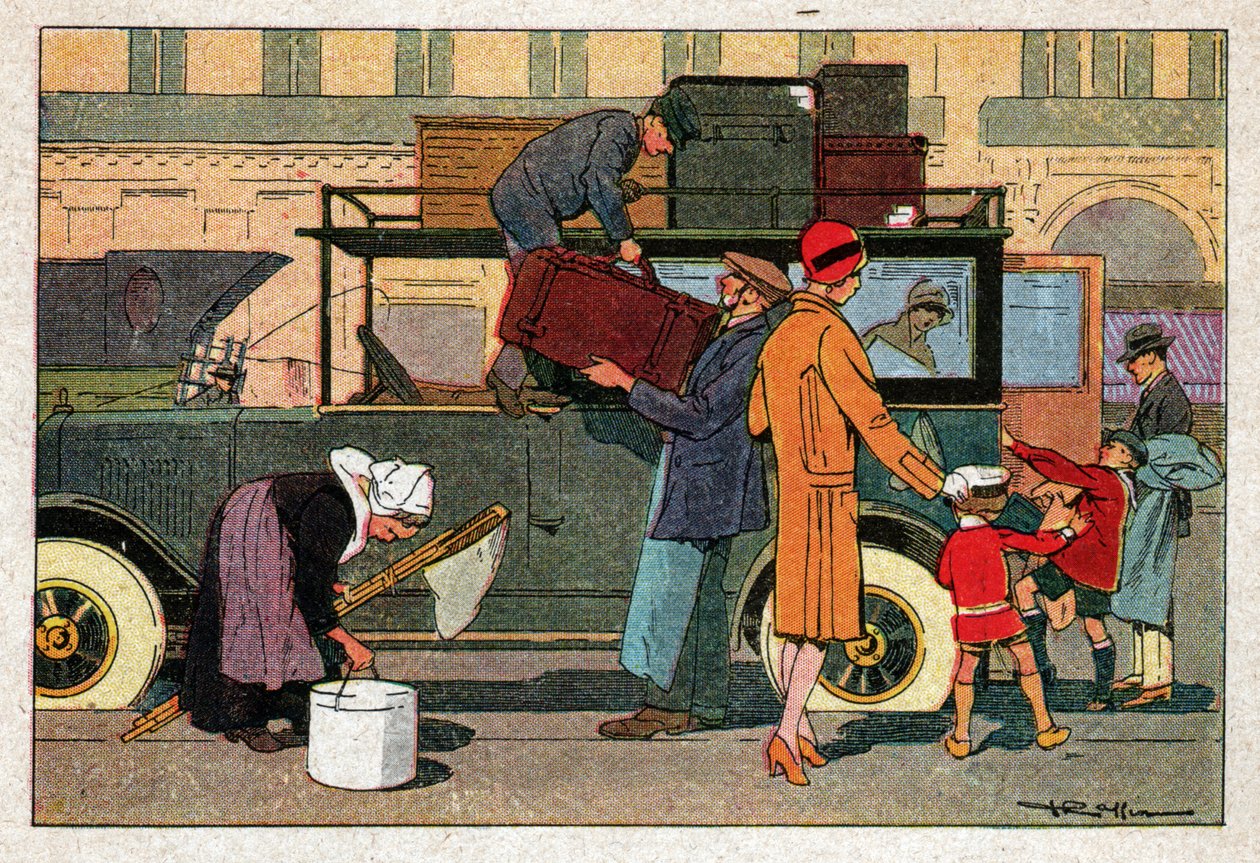 Voyage en auto von Ferdinand Georg Waldmuller