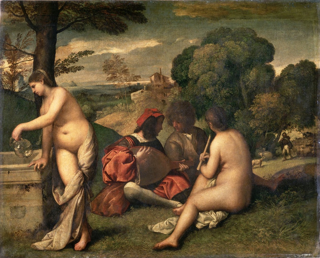 Pastorales Konzert von Giorgione