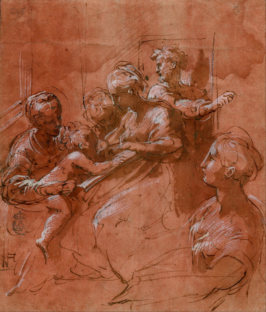 Mystische Verlobung der hl. Katharina von Parmigianino