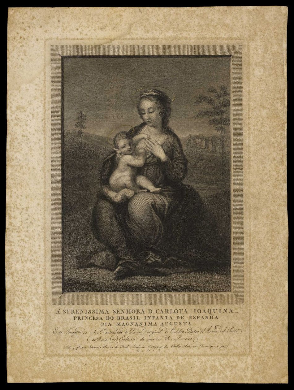Madonna und Kind von Andrea del (after) Sarto