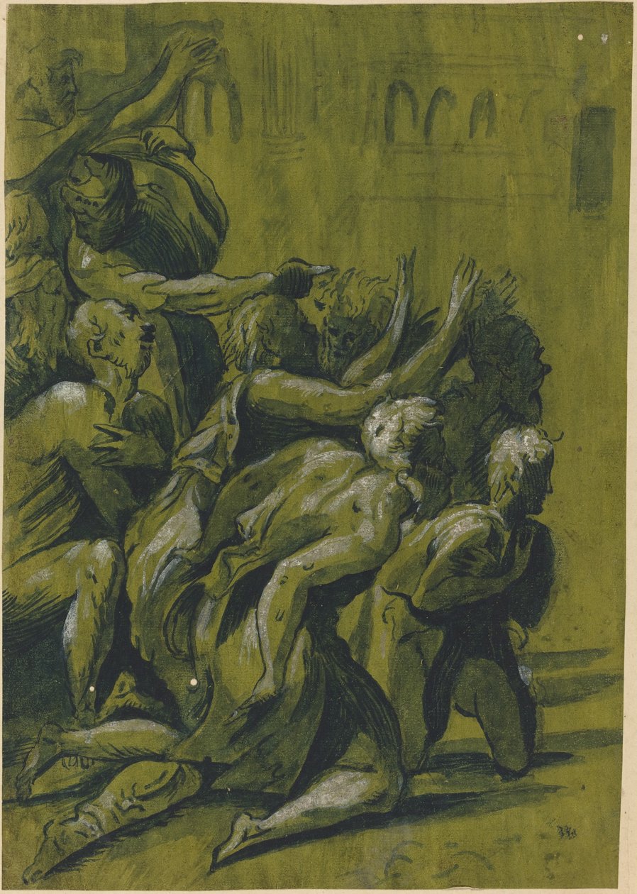 Neun Figuren von after Giuseppe Nicolo Vicentino