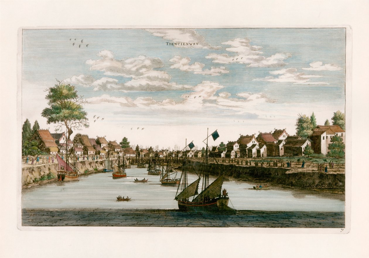 Tiencienwey von after Johannes Nieuhof