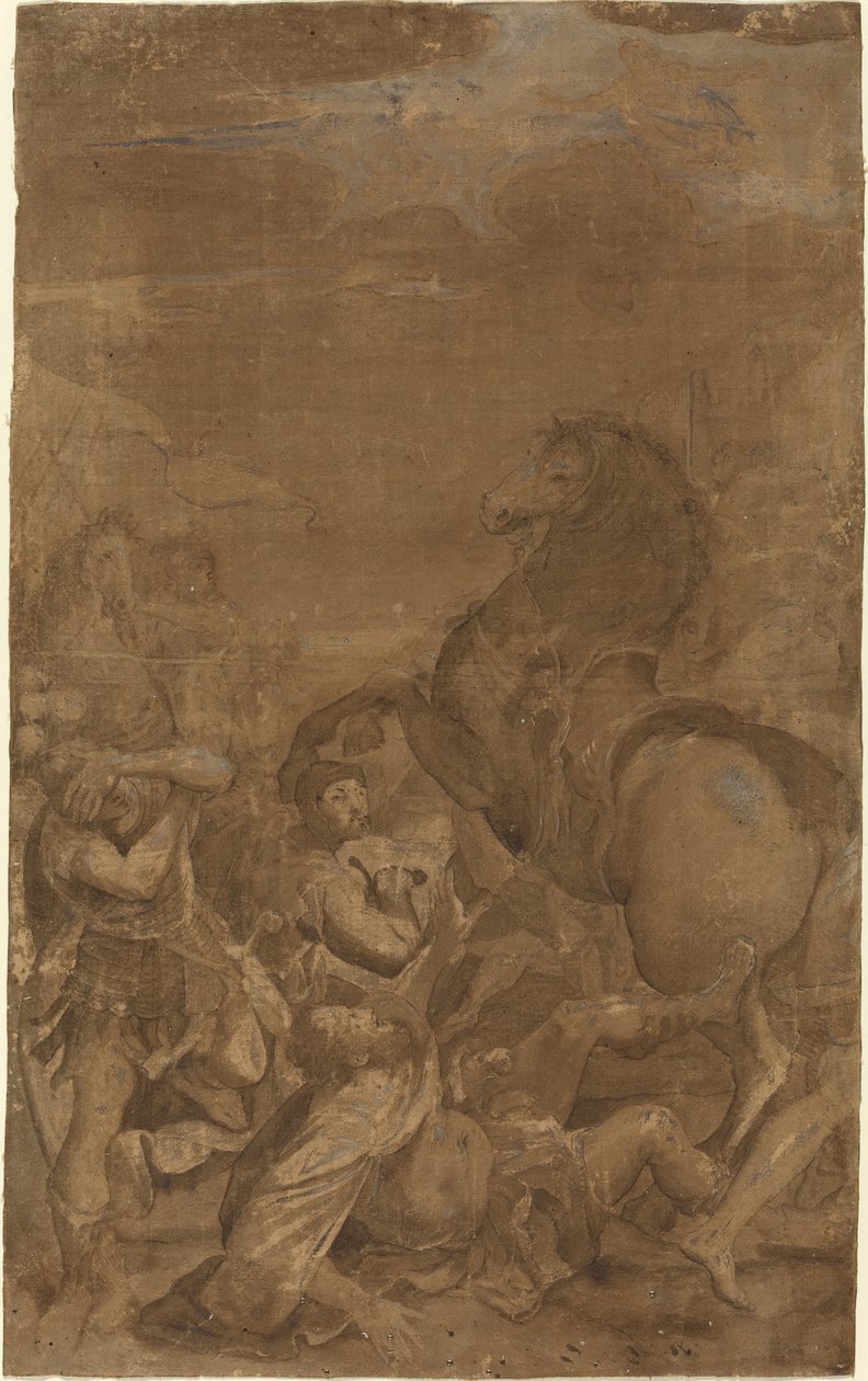 Die Bekehrung des Heiligen Paulus von after Lodovico Carracci