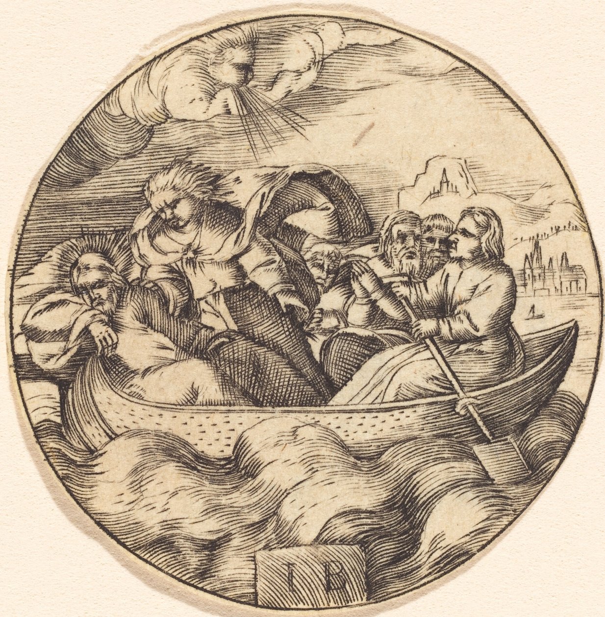 Christus stillt den Sturm von after Master IB