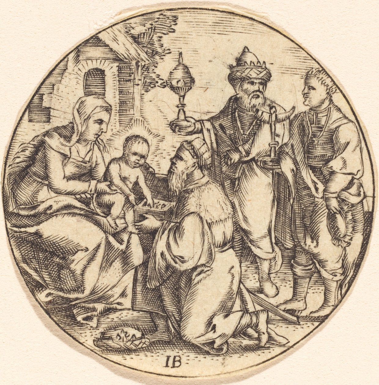 Die Anbetung der Könige von after Master IB