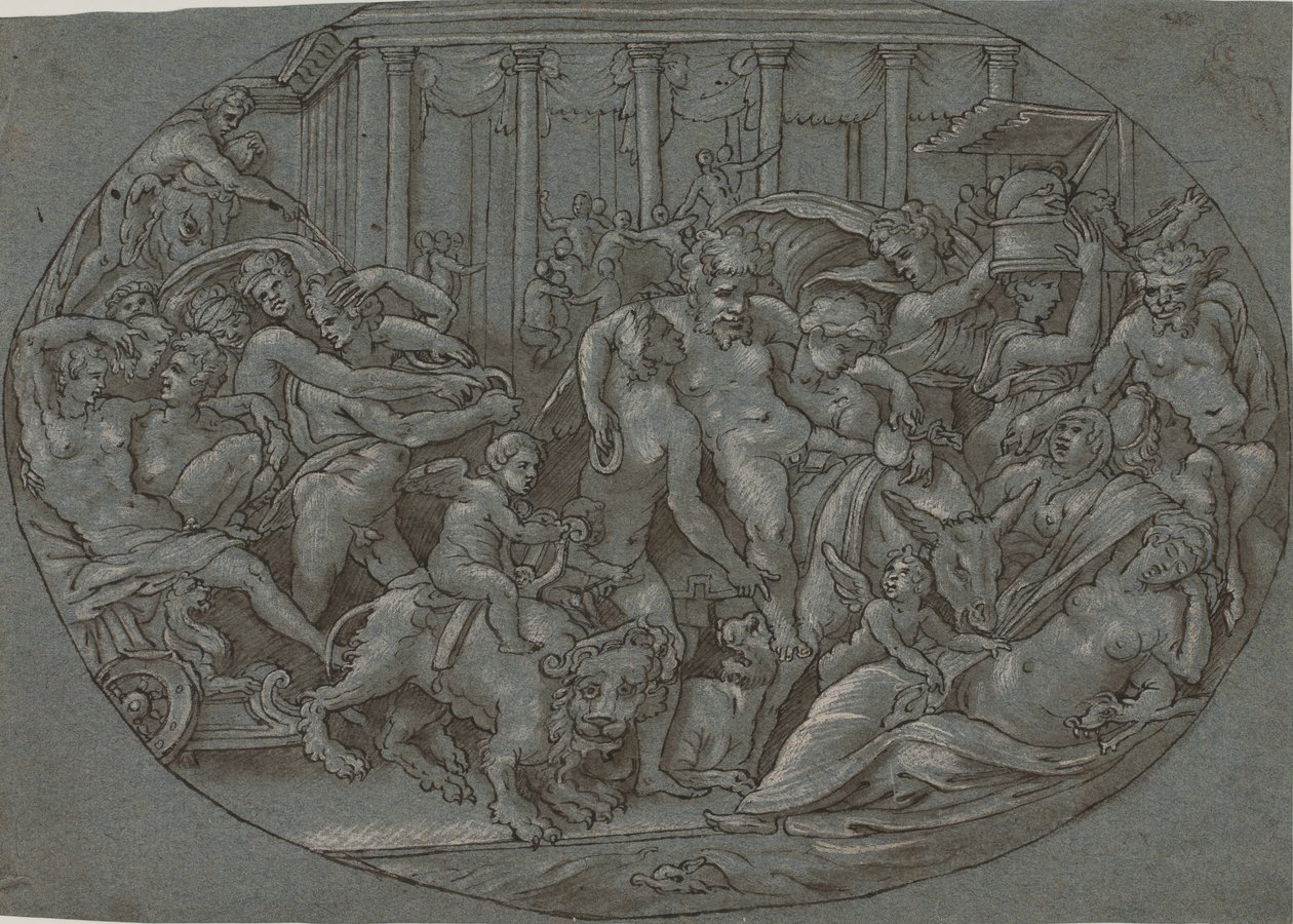 Triumph des Bacchus von after Perino del Vaga