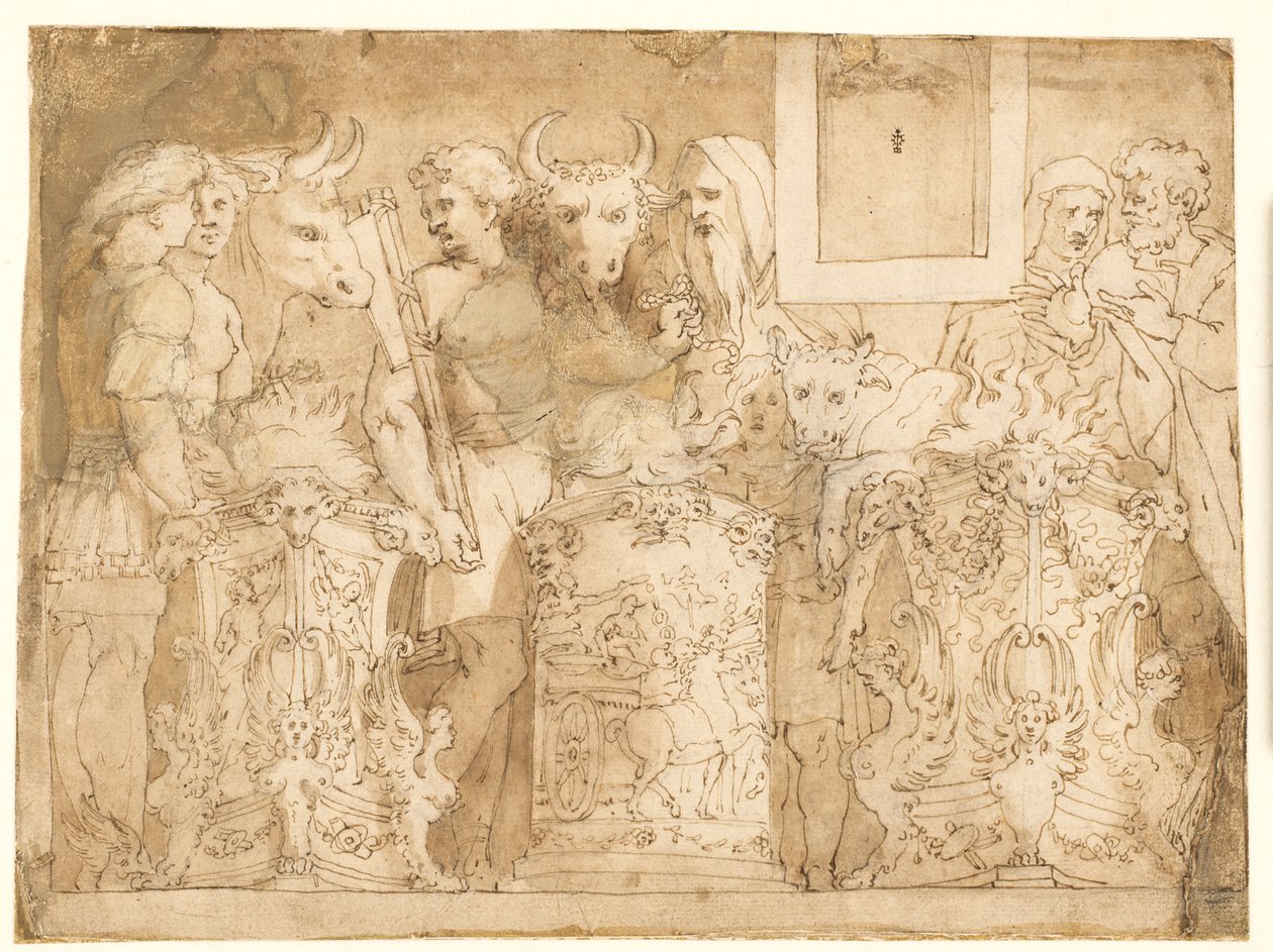 Antikes Opfer von after Polidoro da Caravaggio