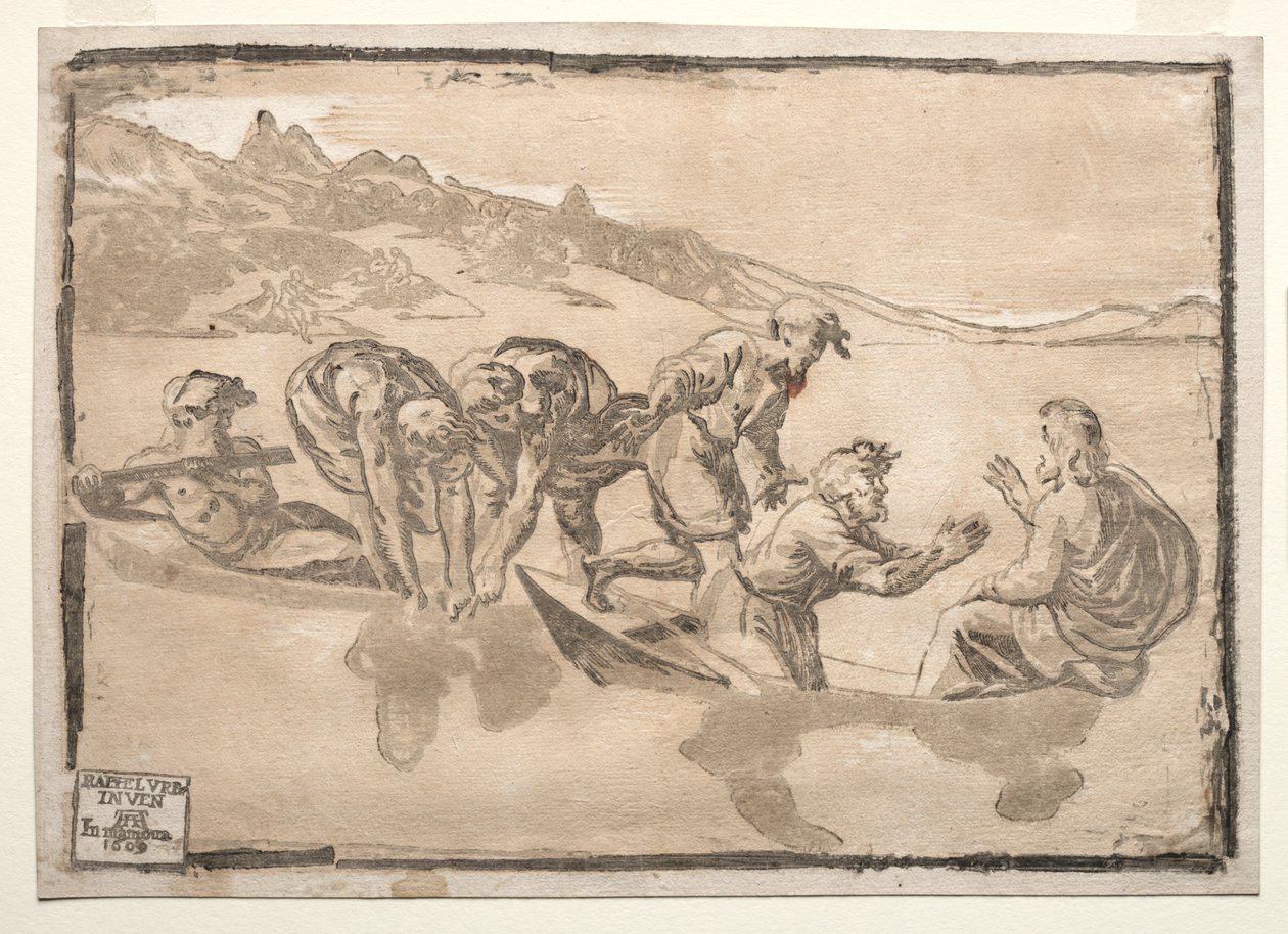 Der wunderbare Fischfang von after Raphael