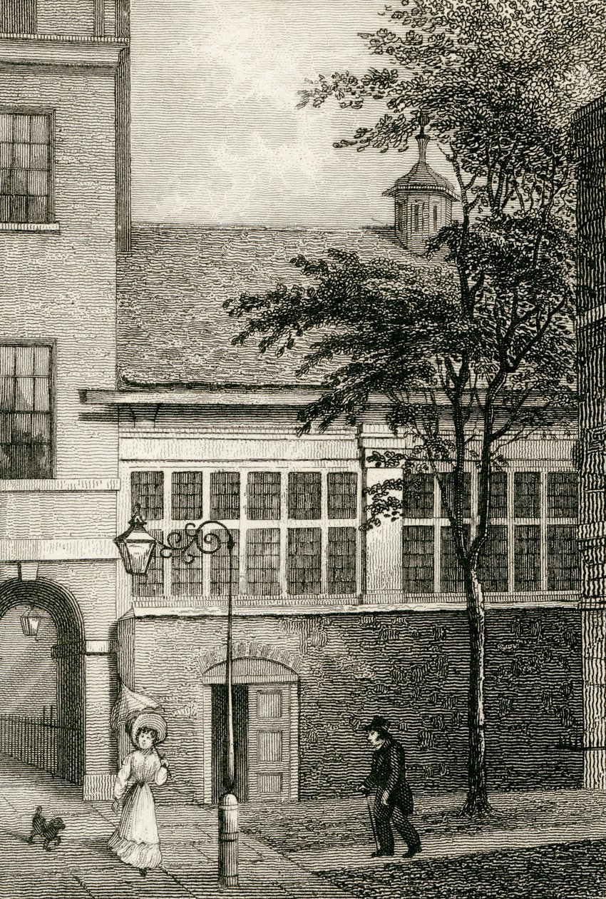 Barnards Inn Hall, 1830 von Thomas Hosmer after Shepherd