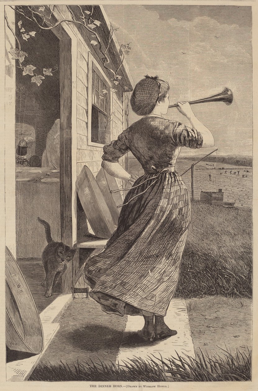 Das Abendhorn von after Winslow Homer