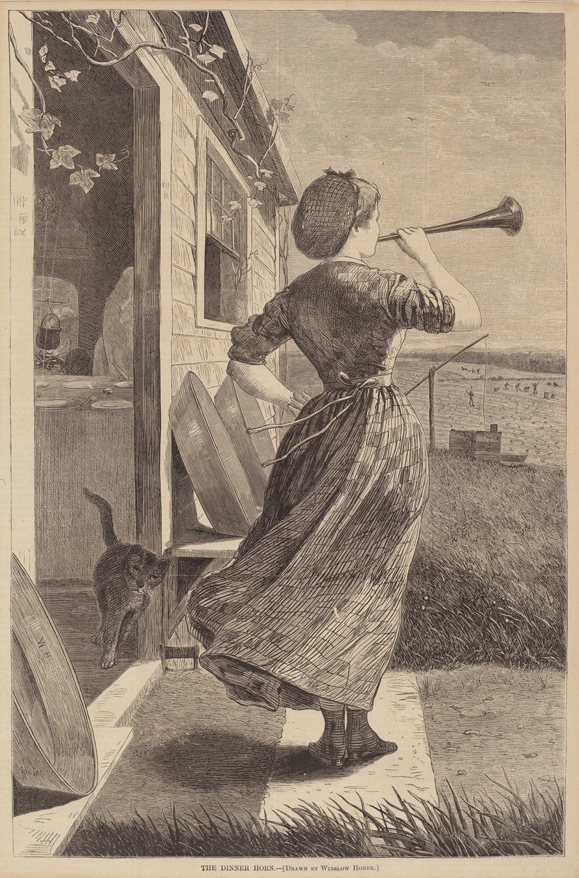 Das Abendhorn von after Winslow Homer
