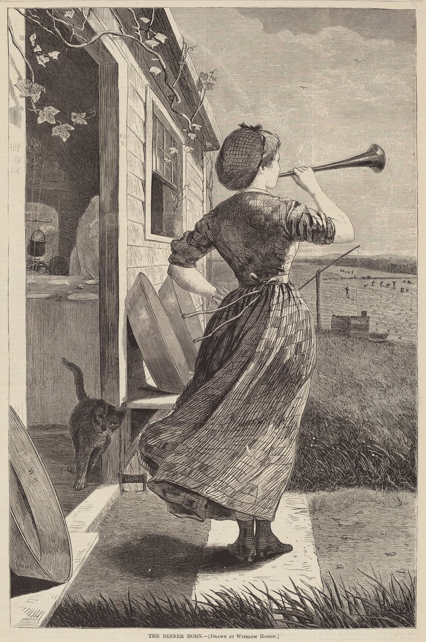 Das Abendhorn von after Winslow Homer