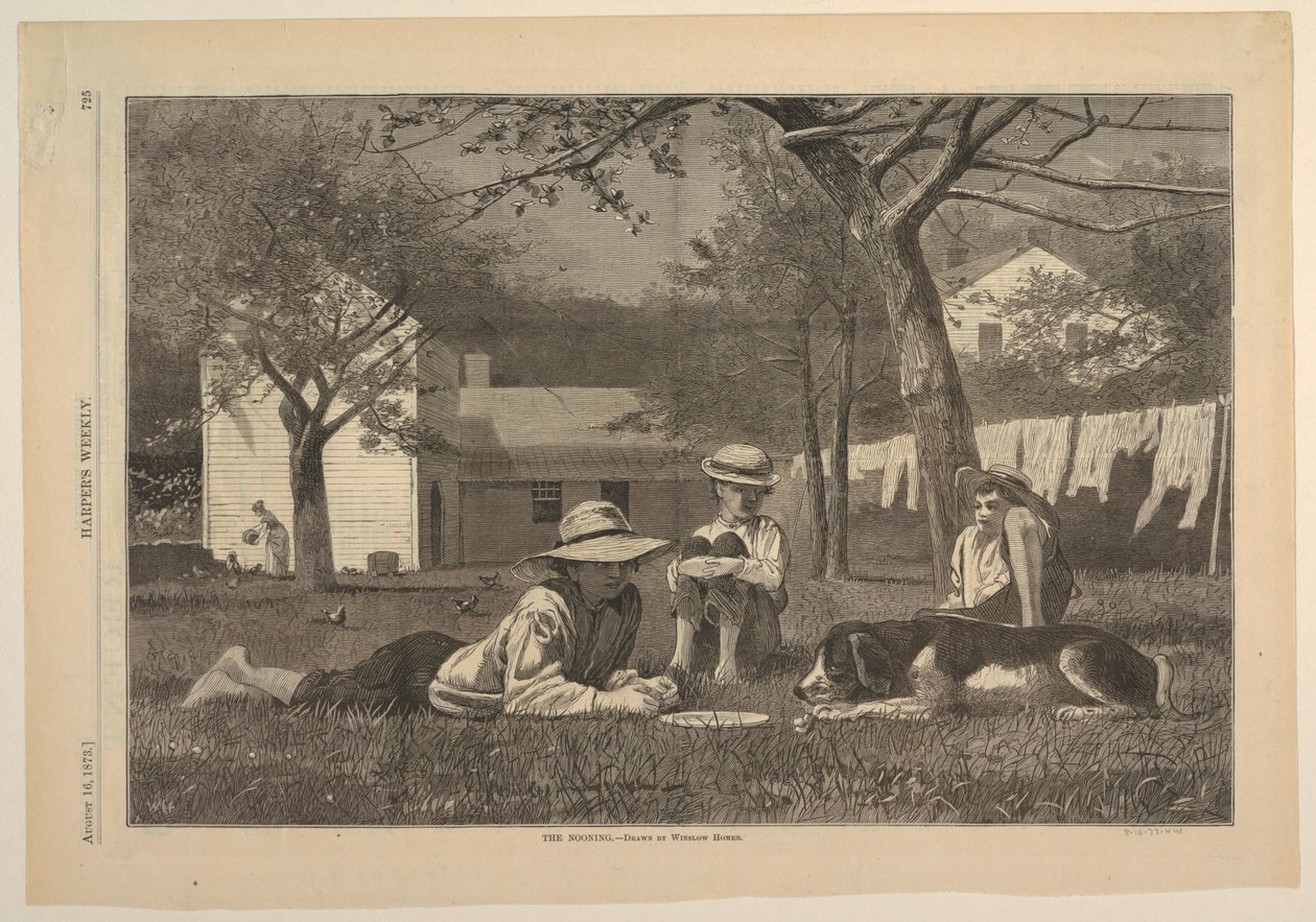 Die Mittagspause von after Winslow Homer