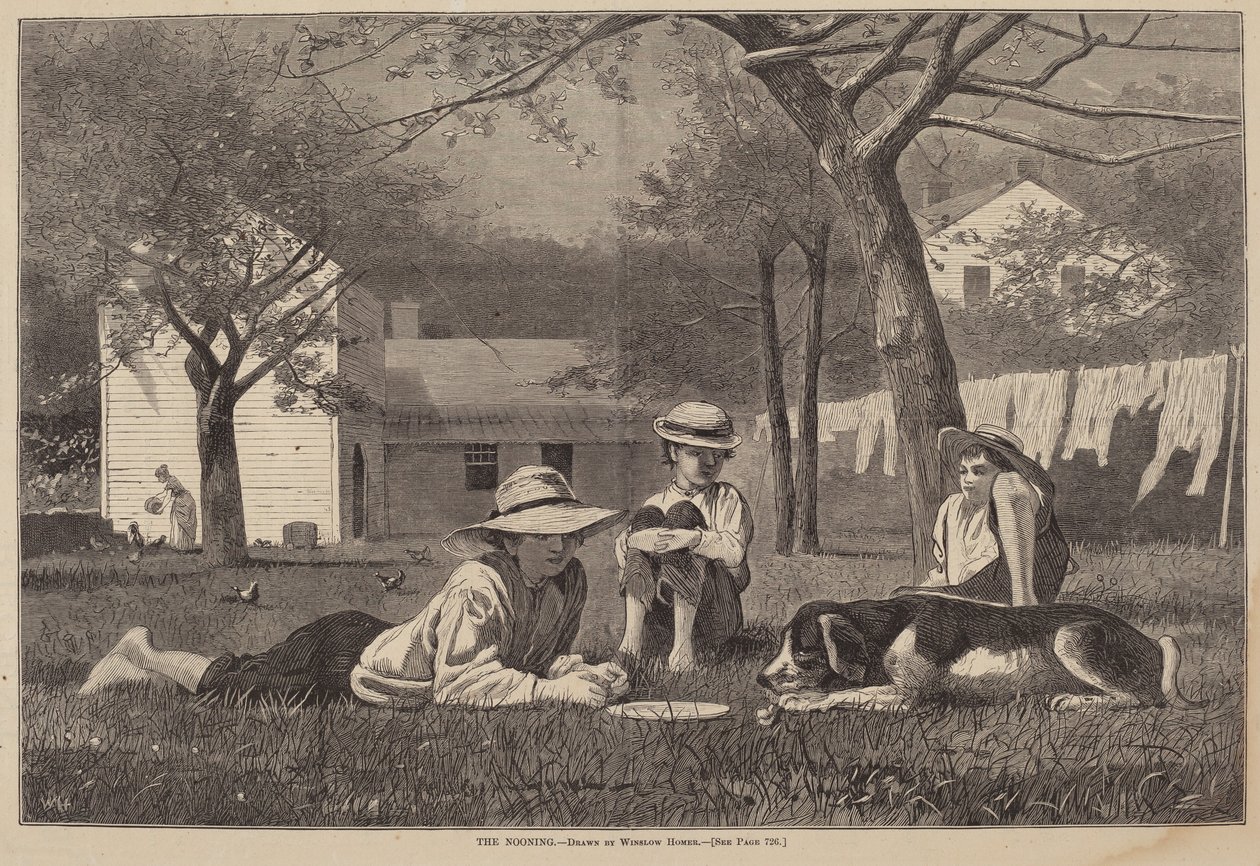 Die Mittagsruhe von after Winslow Homer