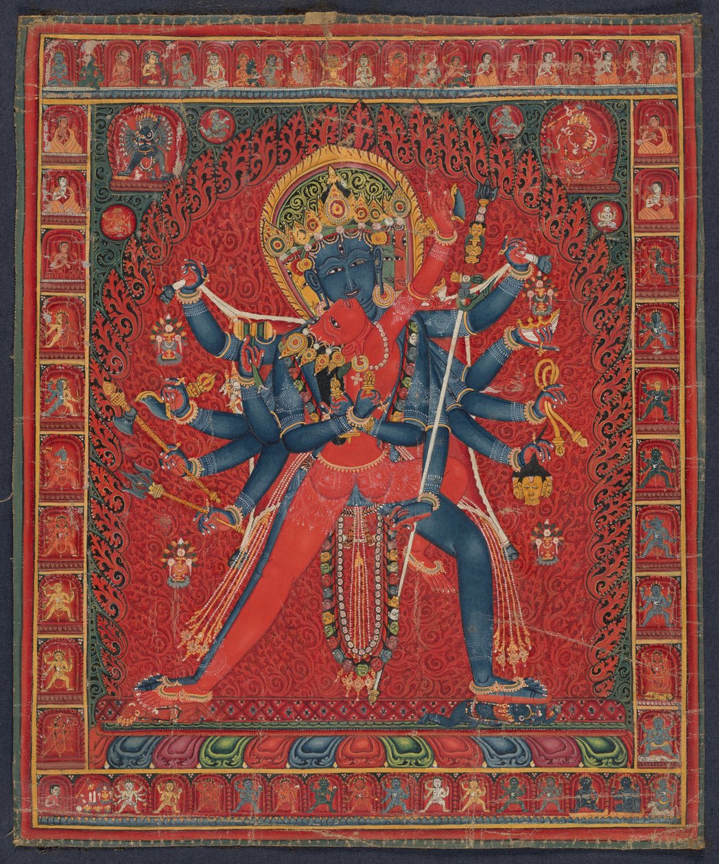 Chakrasamvara und Gefährtin Vajravarahi von anonymous 