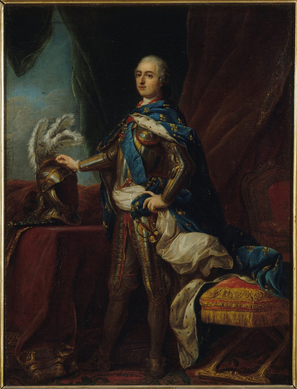 Porträt von Louis XV von anonymous 