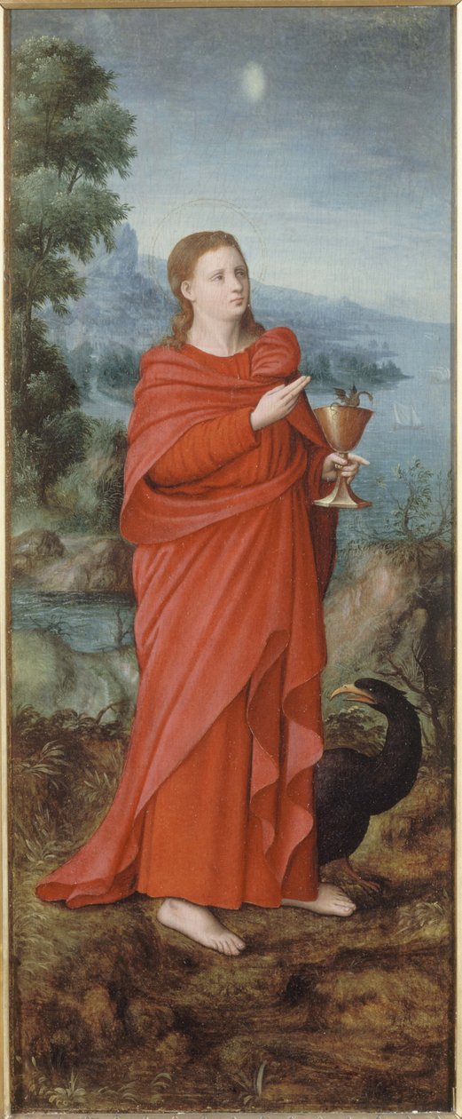 Sankt Johannes auf Patmos von anonymous 
