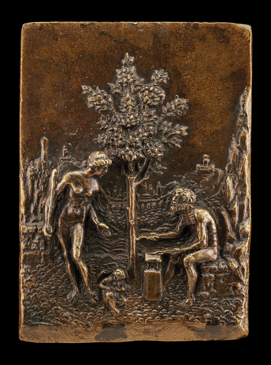 Venus, Amor und Vulkan von called Riccio Andrea Briosco