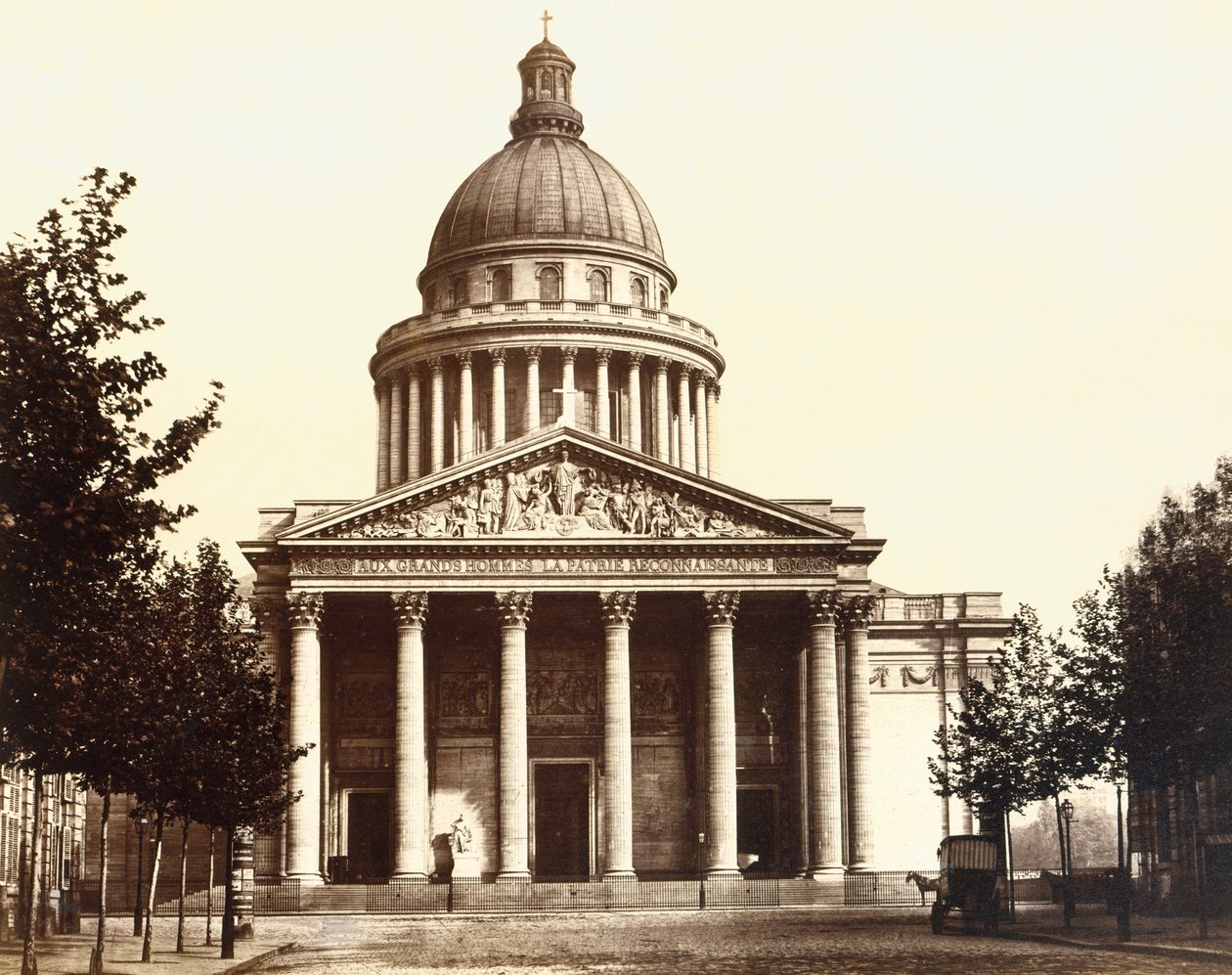 Panthéon de Paris von Edouard Denis Baldus
