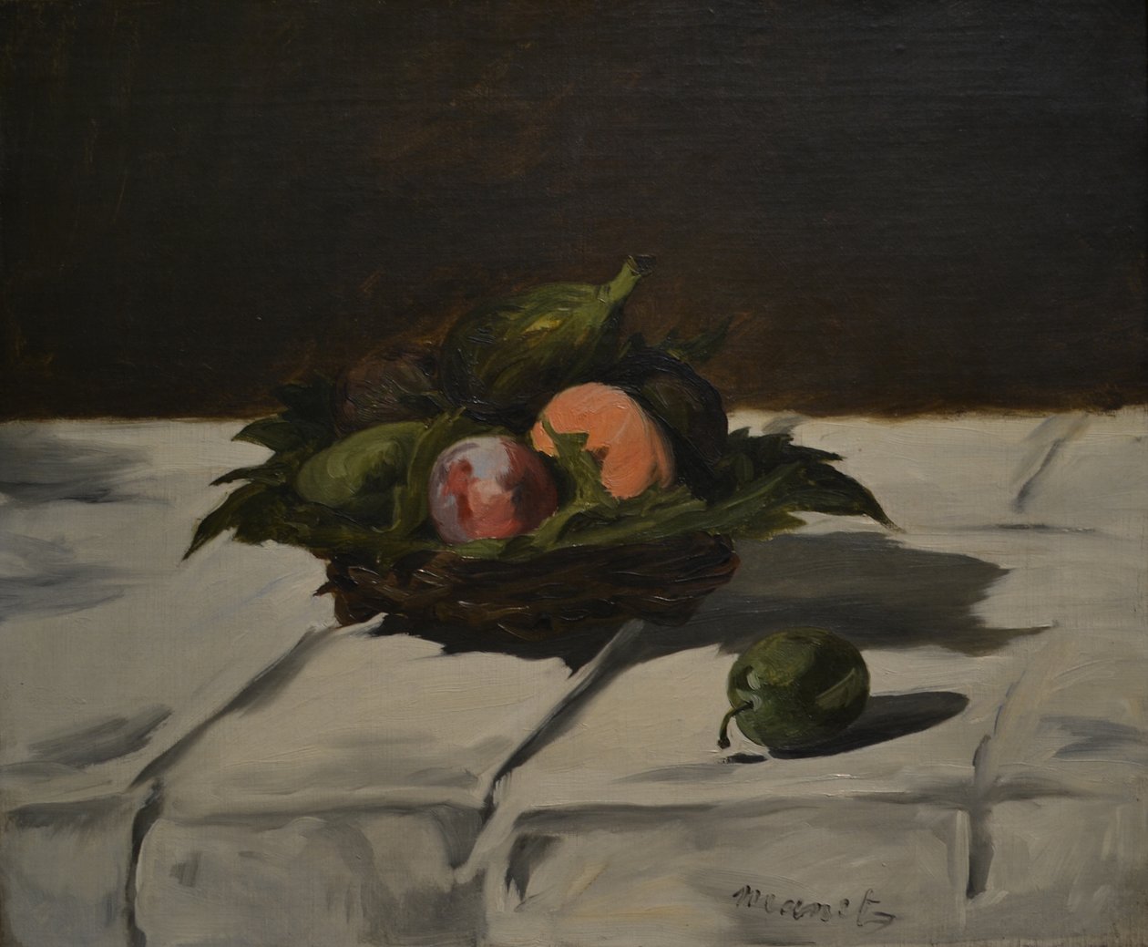 Korb mit Früchten von Édouard Manet