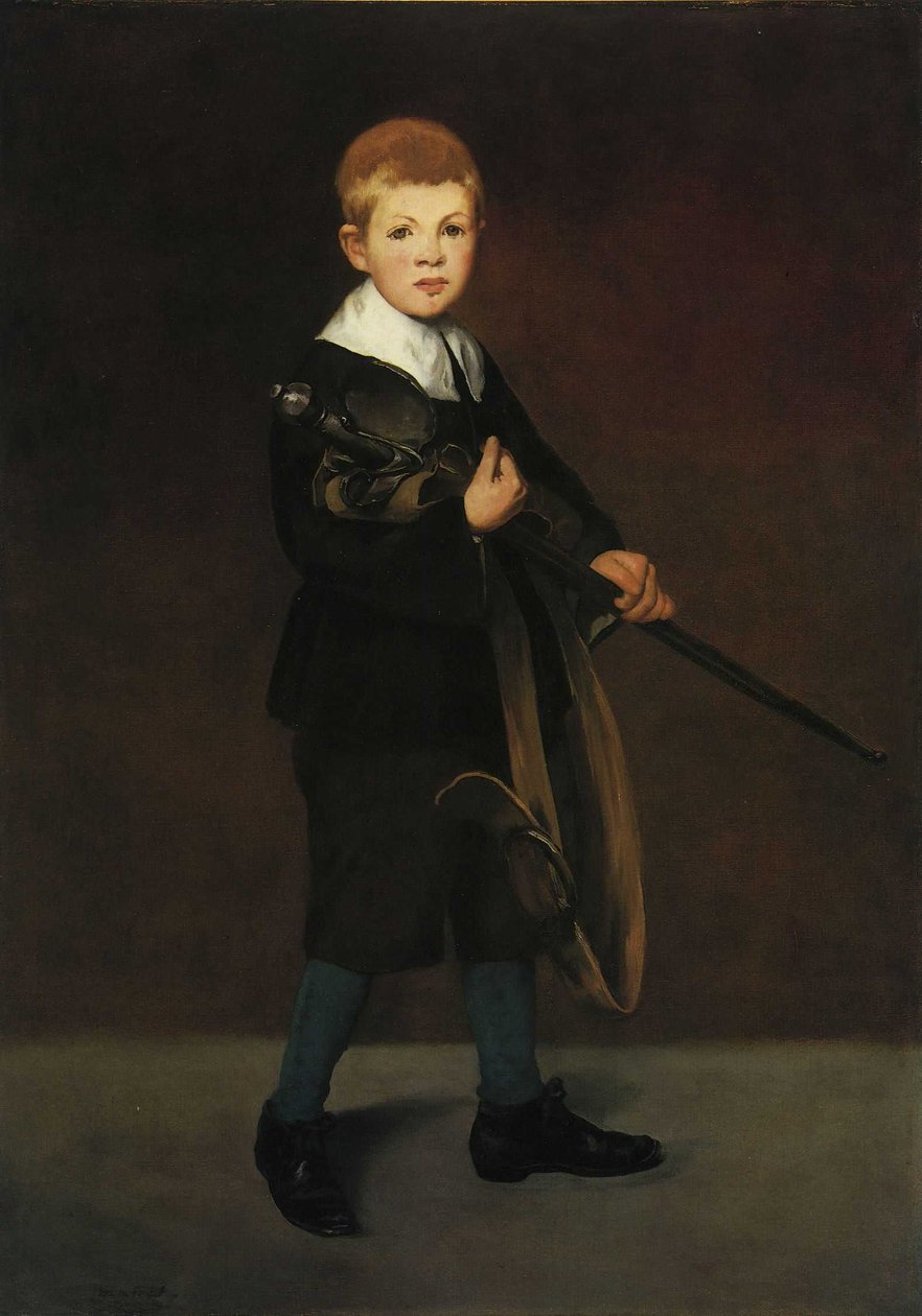Junge mit einem Schwert von Édouard Manet