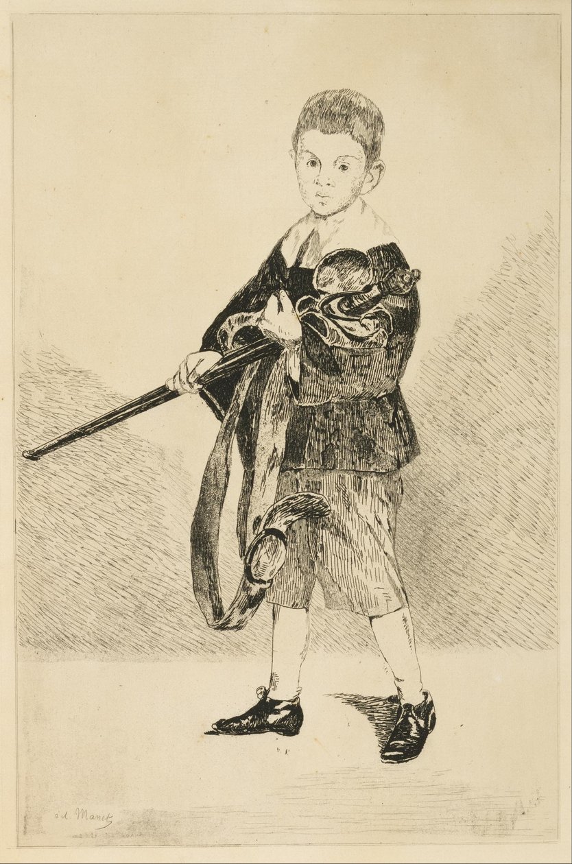 Junge mit dem Schwert von Édouard Manet