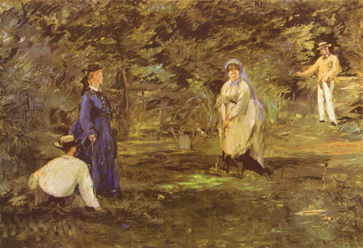 Krocket-Spiel von Édouard Manet