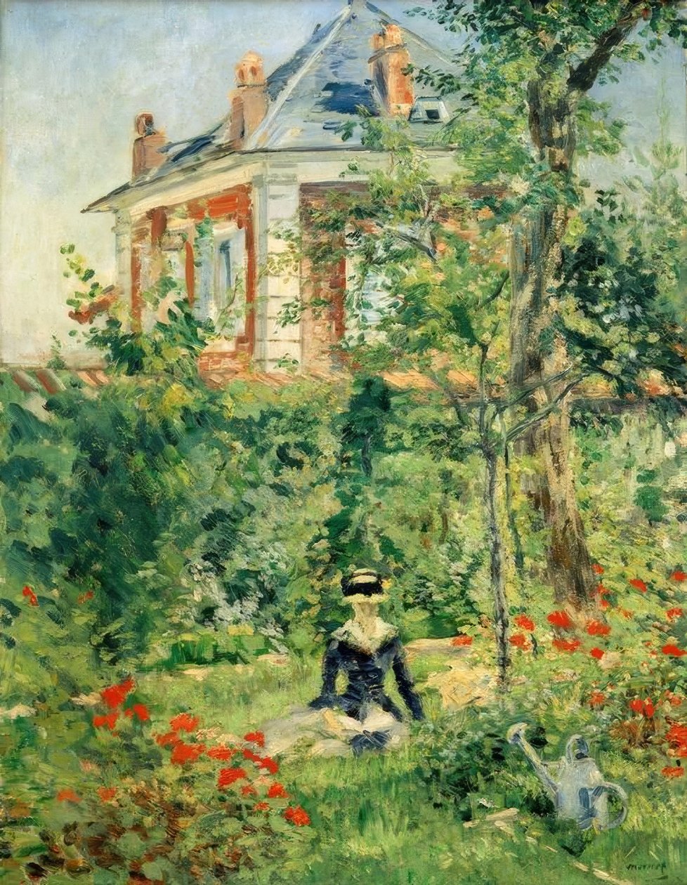 Im Garten von Bellevue von Édouard Manet
