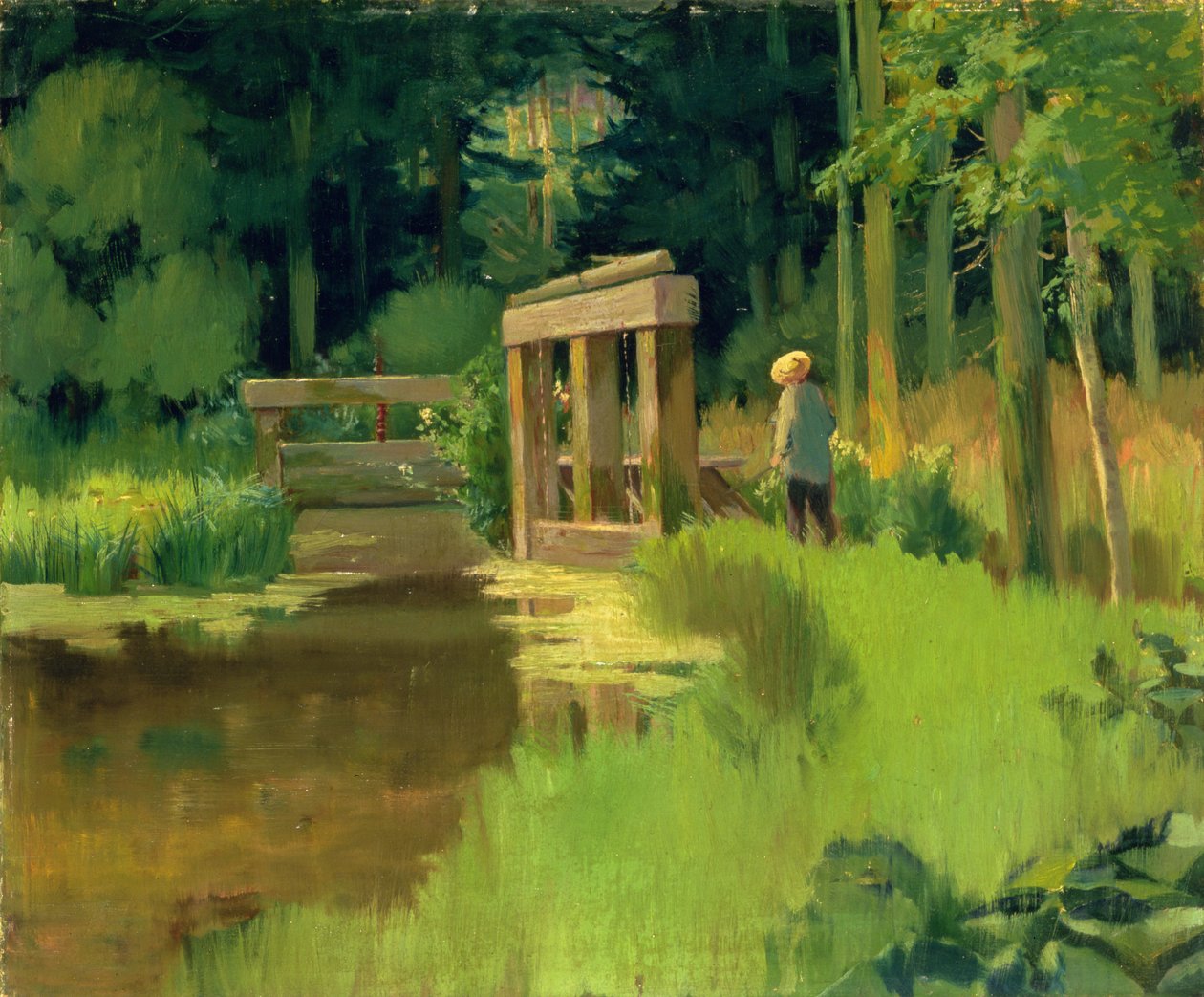 In einem Park von Édouard Manet