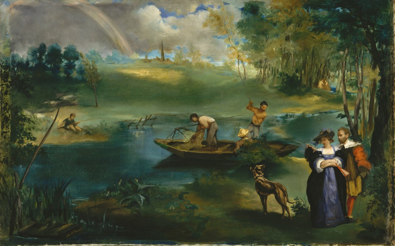 Das Angeln von Édouard Manet