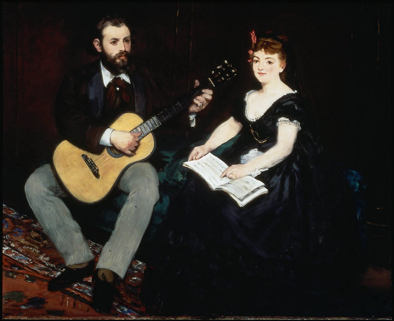 Musikstunde von Édouard Manet