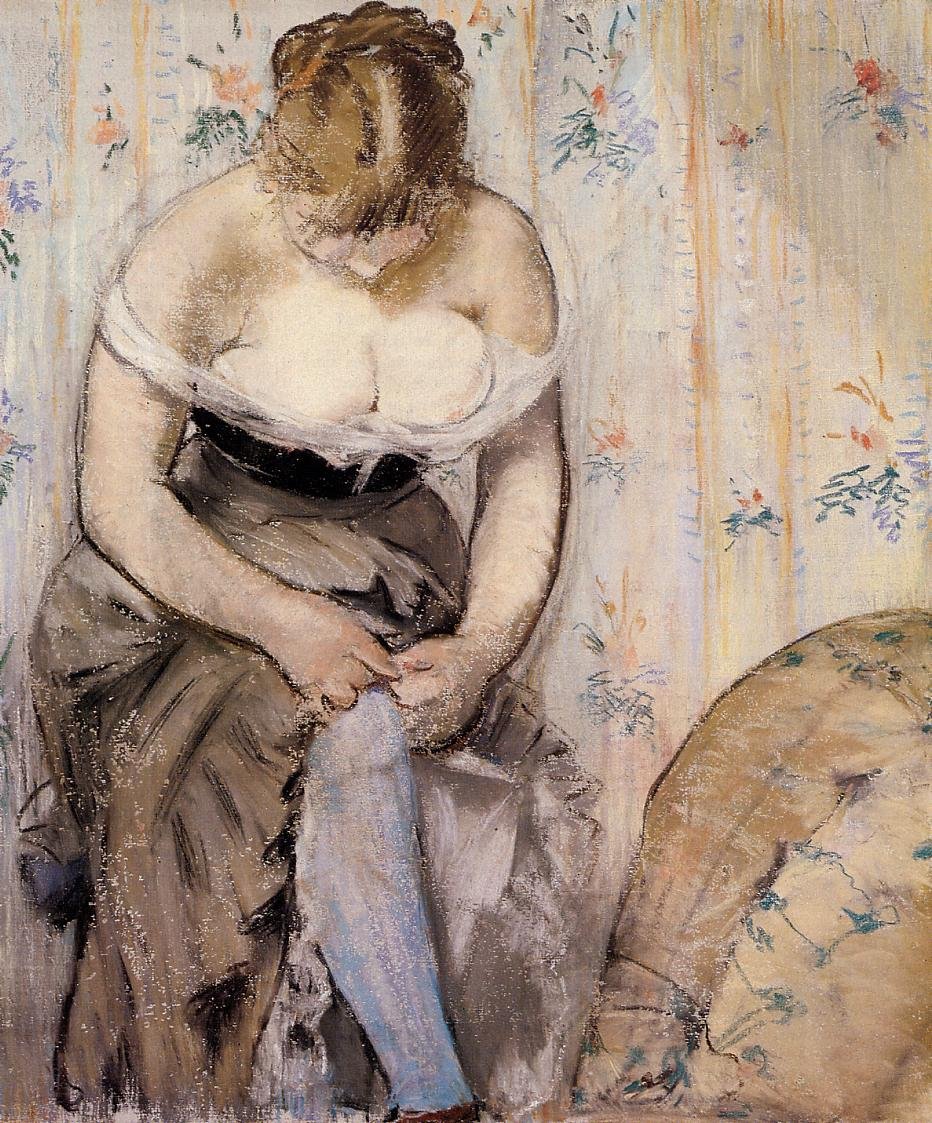 Strømpenbandet von Édouard Manet