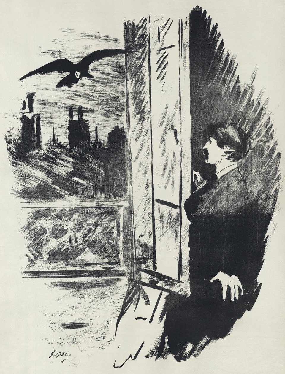 Der Rabe von Édouard Manet