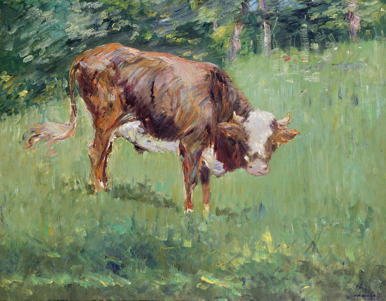 Junger Stier auf einer Wiese, 1881 von Édouard Manet