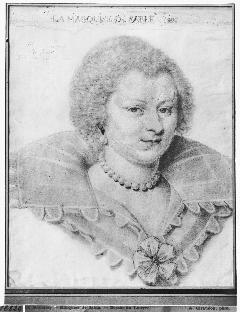 Porträt von Magdeleine de Souvre (1599-1678) Marquise de Sable, 1621 von Daniel Dumonstier or Dumoustier