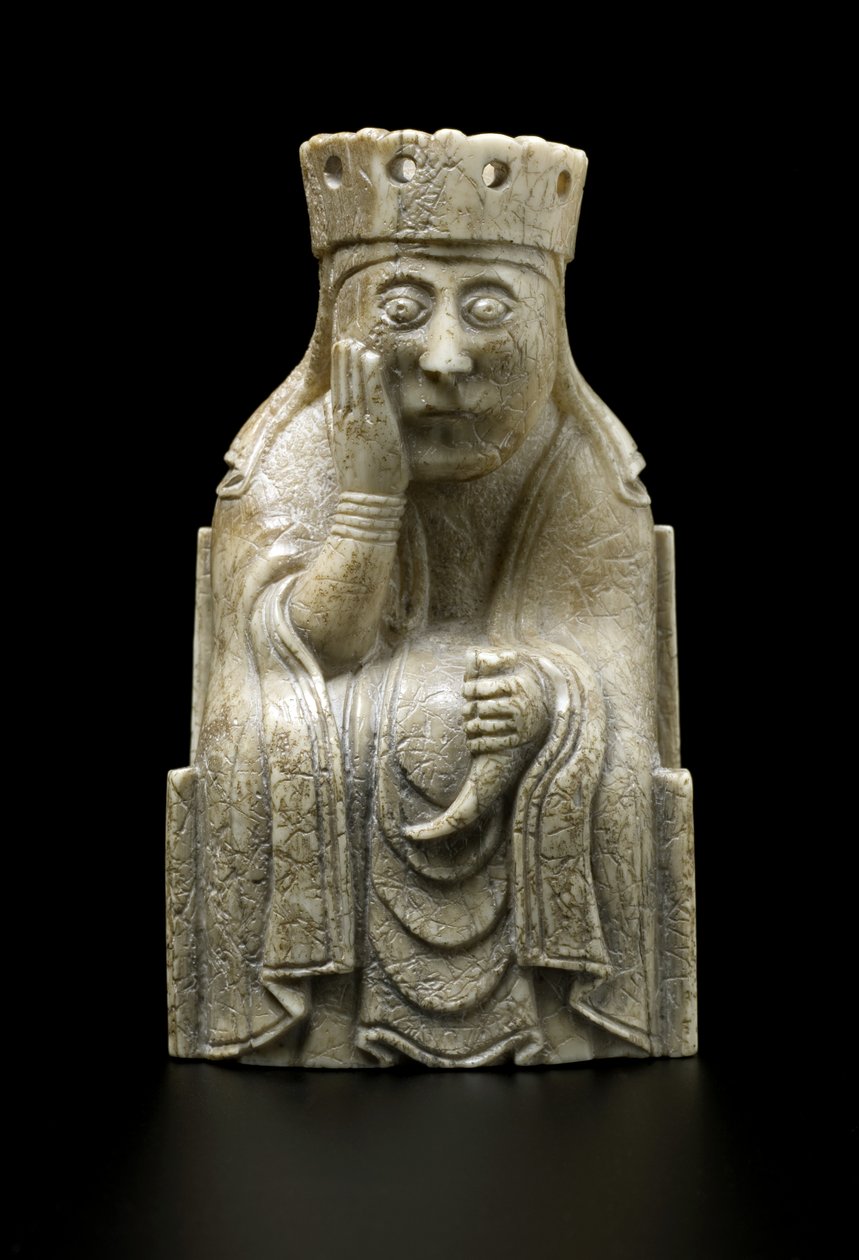 Lewis-Schachfigur - Königin von school Scandinavian