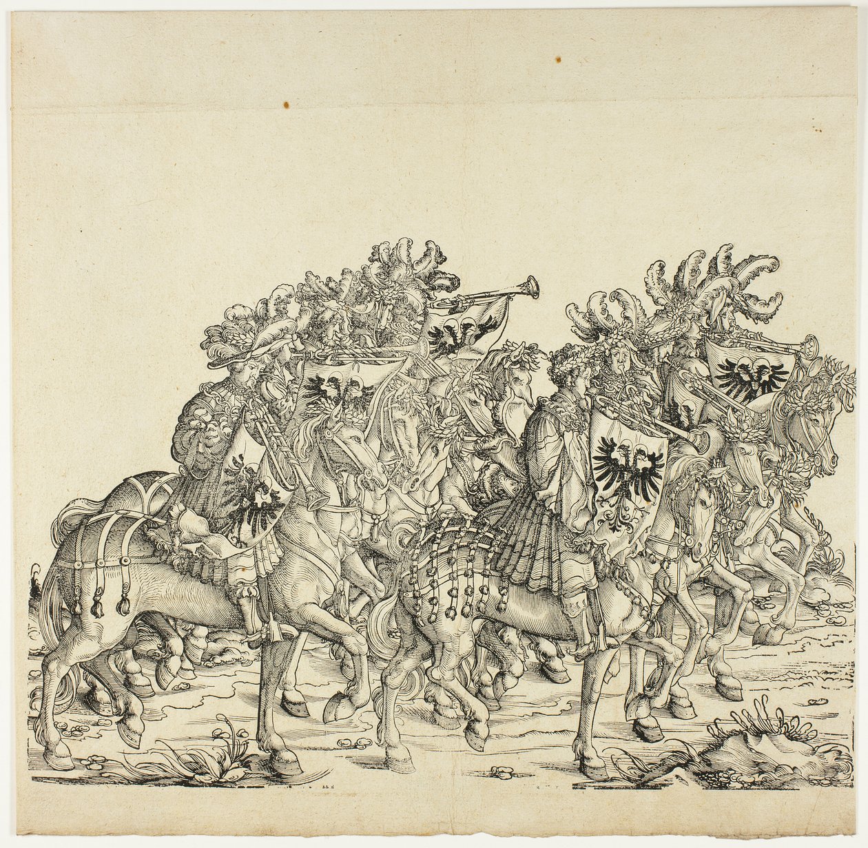 Triumph des Maximilian von the Elder Hans Burgkmair