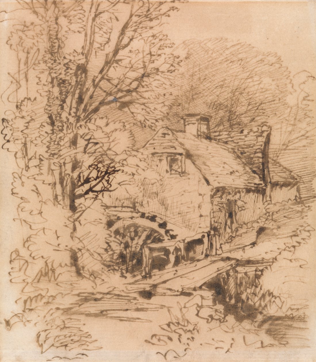 Mühle bei Newbury von unknown artist
formerly John Constable
