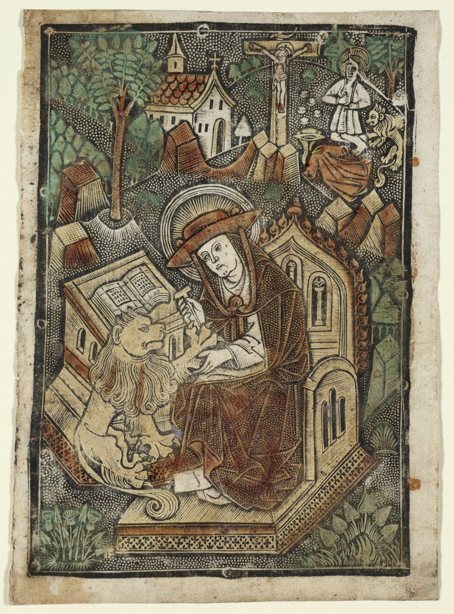 St. Hieronymus von workshop of Kölner Wappenschild