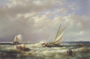 Fischerboote vor der Küste