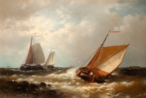 Schiffe im Wind