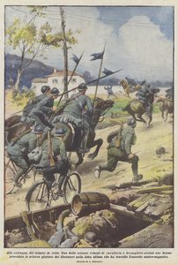 Auf den Fersen des fliehenden Feindes